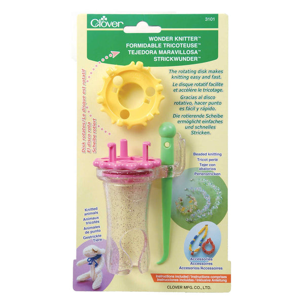 Clover "Wonder Knitter" Hand Knitting Spool Machine