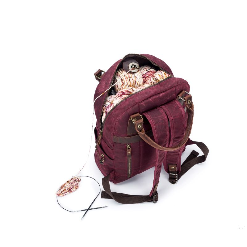 Della Q Maker's Canvas Backpack Craft Bag