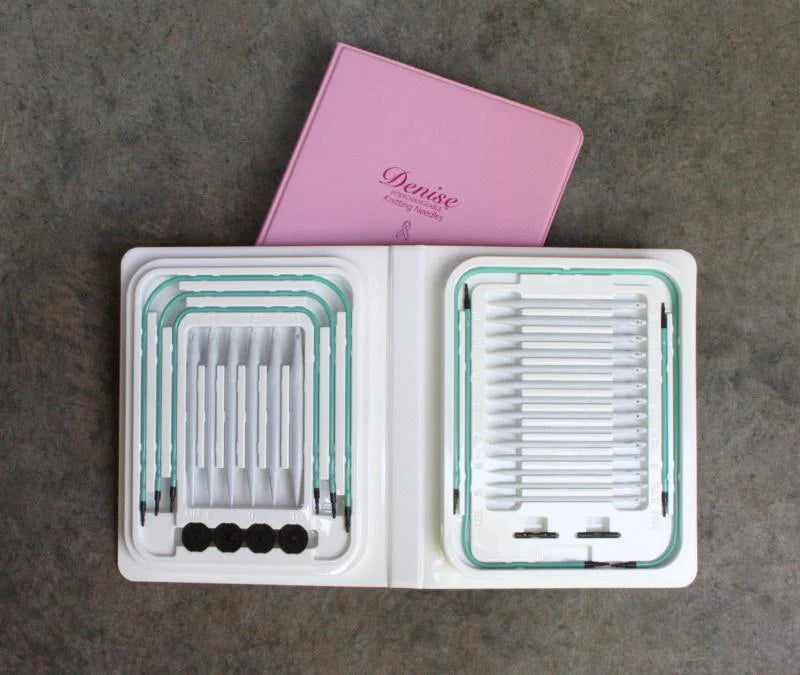 Denise Interchangeable Circular Knitting Needles Set - Pink