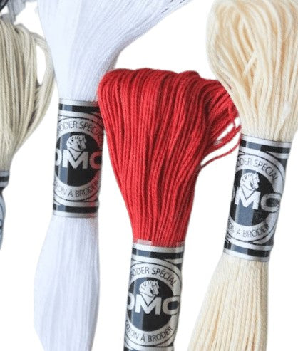 Assorted Pack - DMC "Broder Special" No.16 Cotton Embroidery Floss - 7 x Skeins