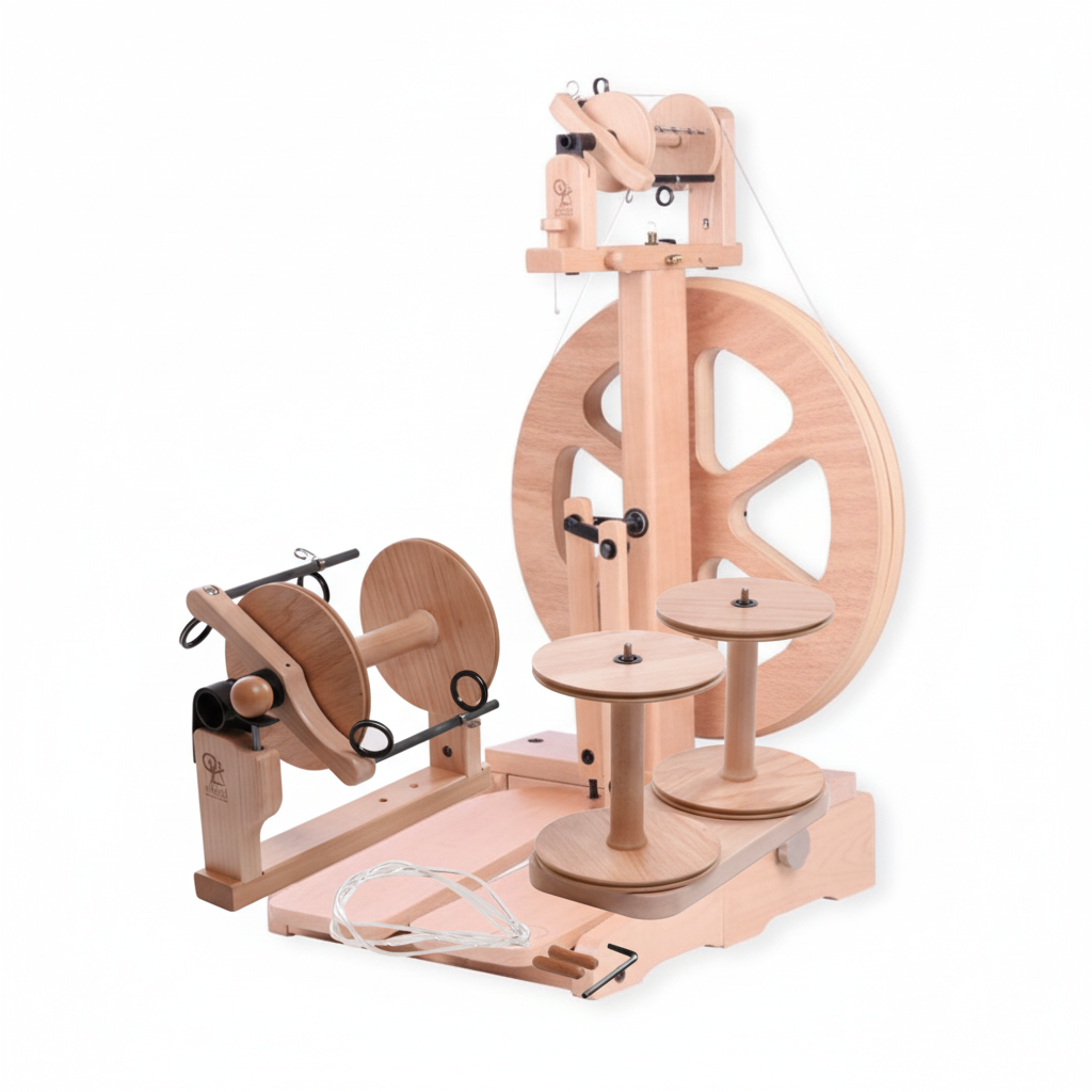 Ashford "Kiwi 3" Spinning Wheel w Super Flyer Kit