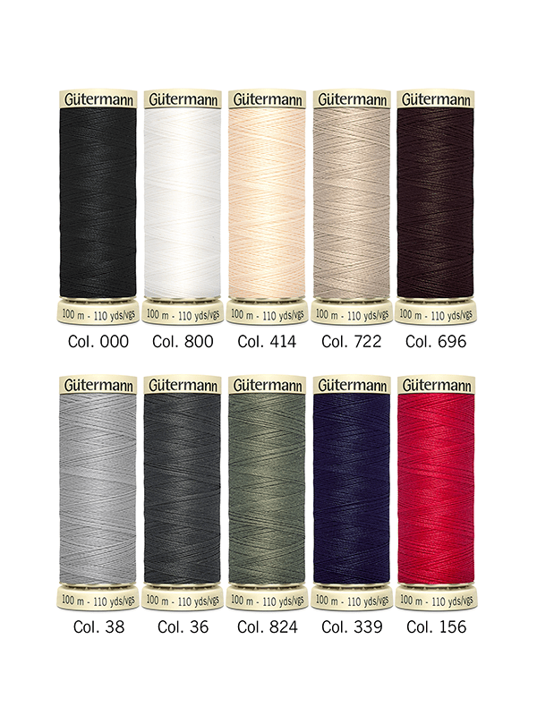 Gutermann Sew-All Polyester 100m Sewing Thread - Pack of 10