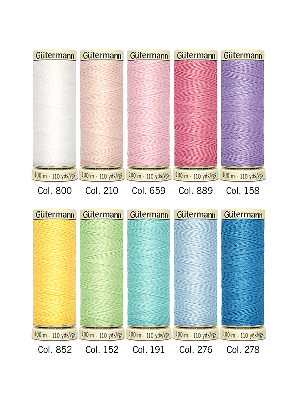 Gutermann Sew-All Polyester 100m Sewing Thread - Pack of 10