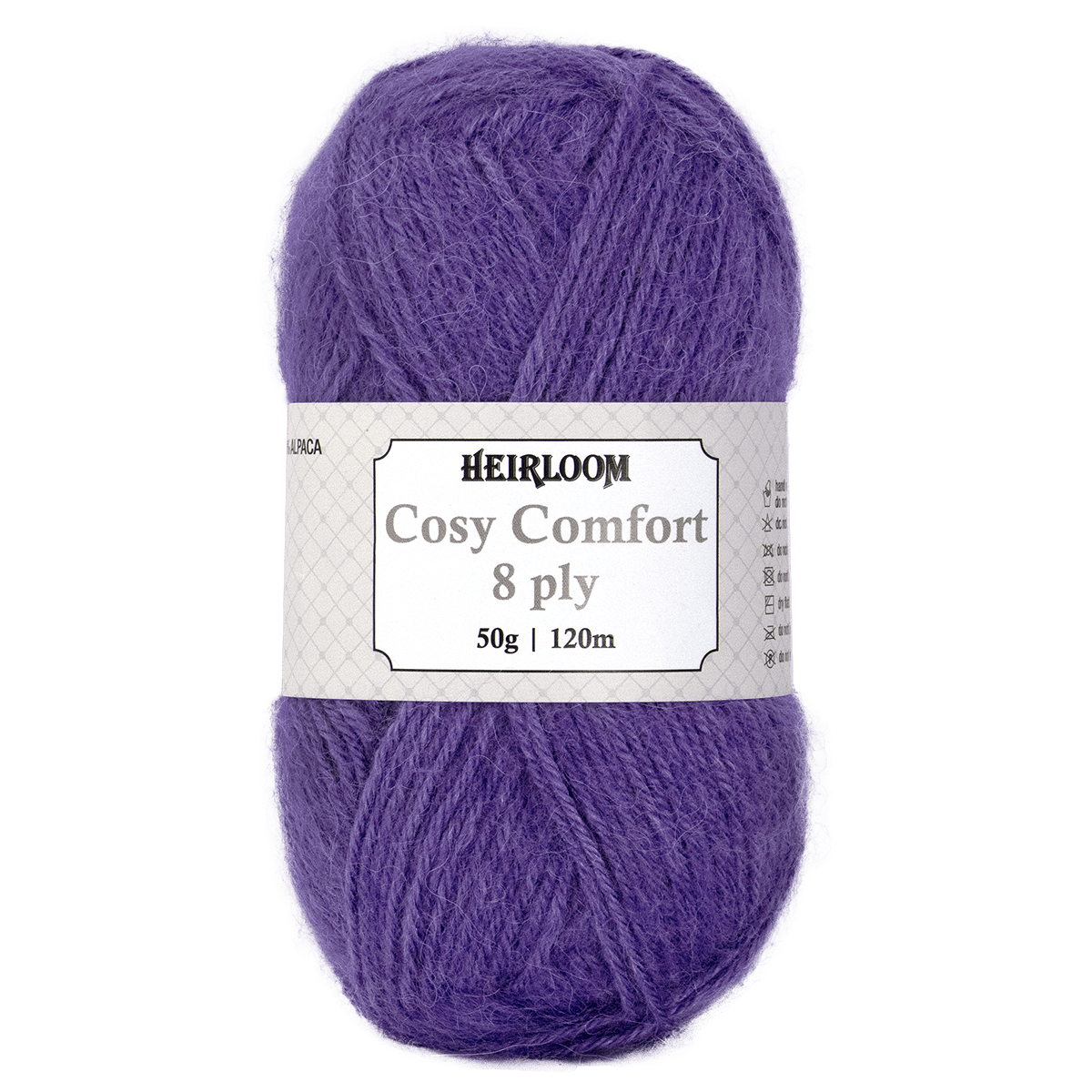 Heirloom 50g "Cosy Comfort" 8-Ply Silk Blend Yarn