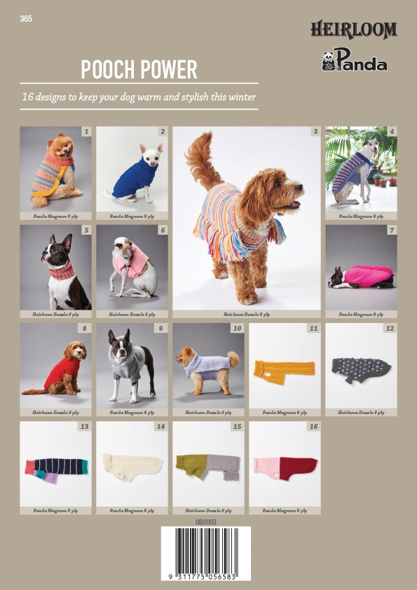 "Pooch Power" Knitting Pattern Book by AYC