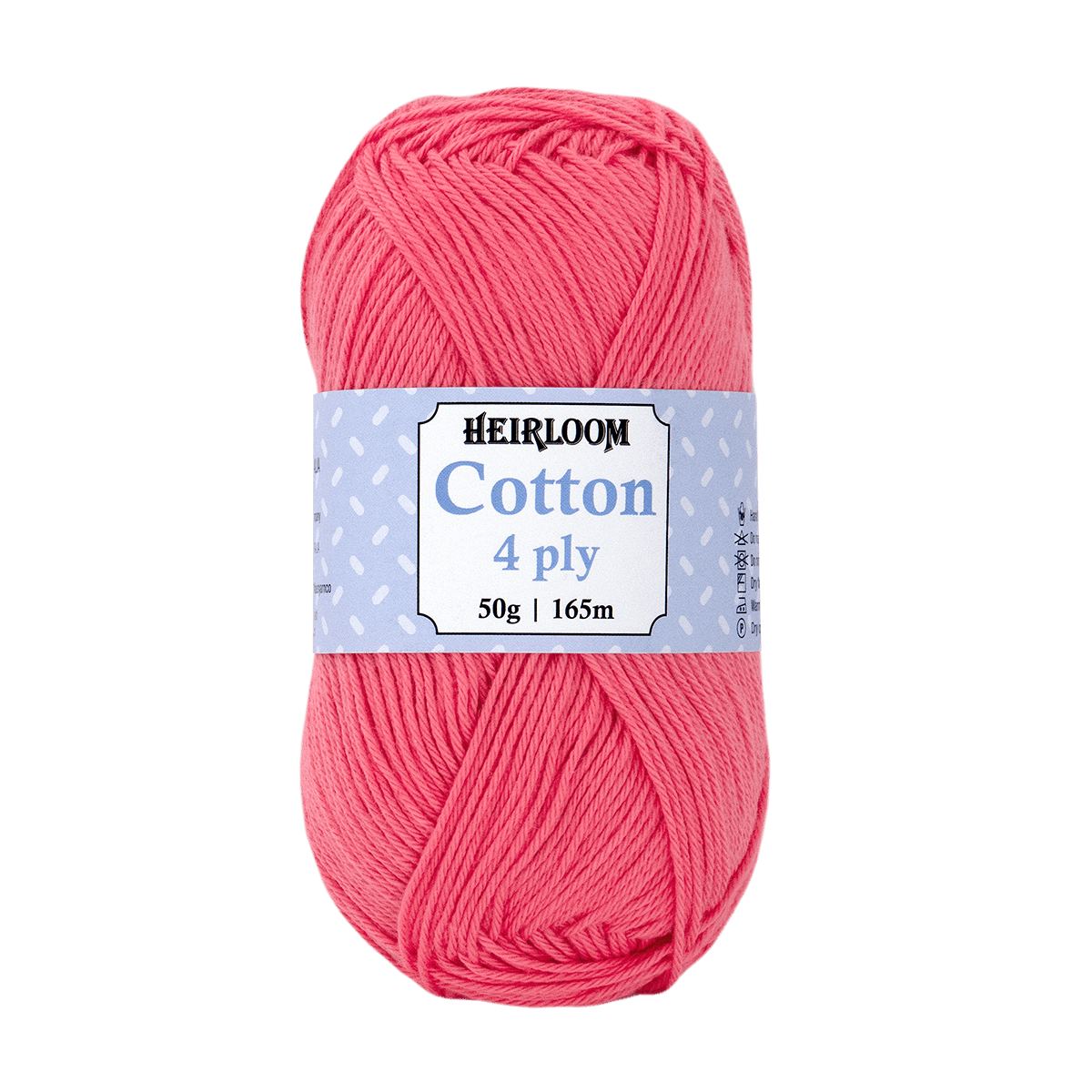 Heirloom 50g "Cotton" 4-Ply 100% Cotton Yarn