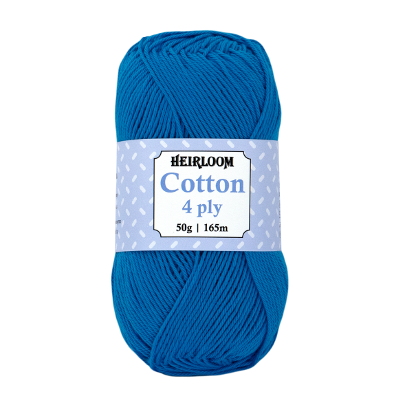 Heirloom 50g "Cotton" 4-Ply 100% Cotton Yarn