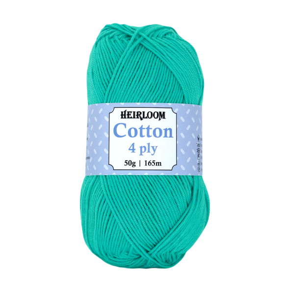 Heirloom 50g "Cotton" 4-Ply 100% Cotton Yarn