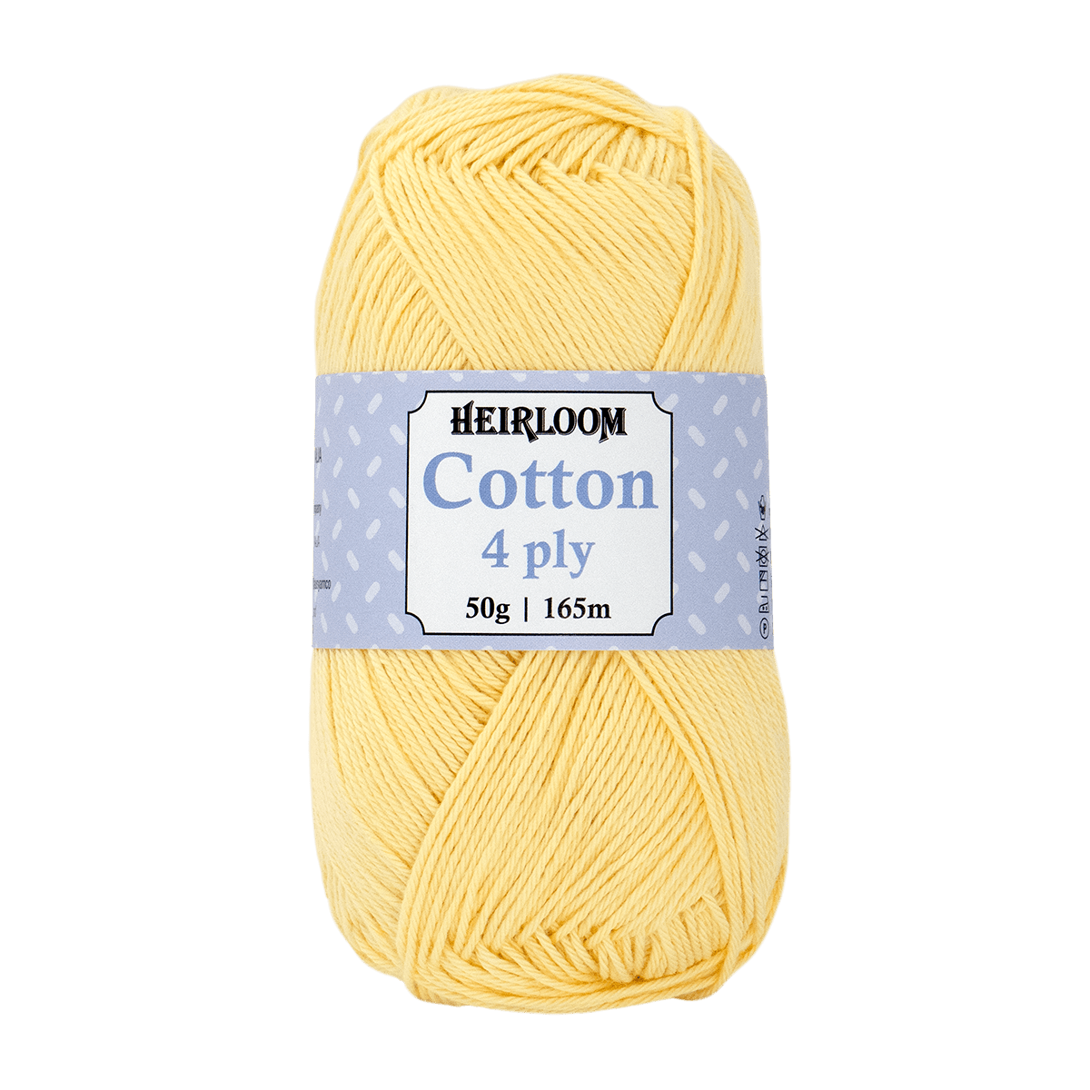 Heirloom 50g "Cotton" 4-Ply 100% Cotton Yarn
