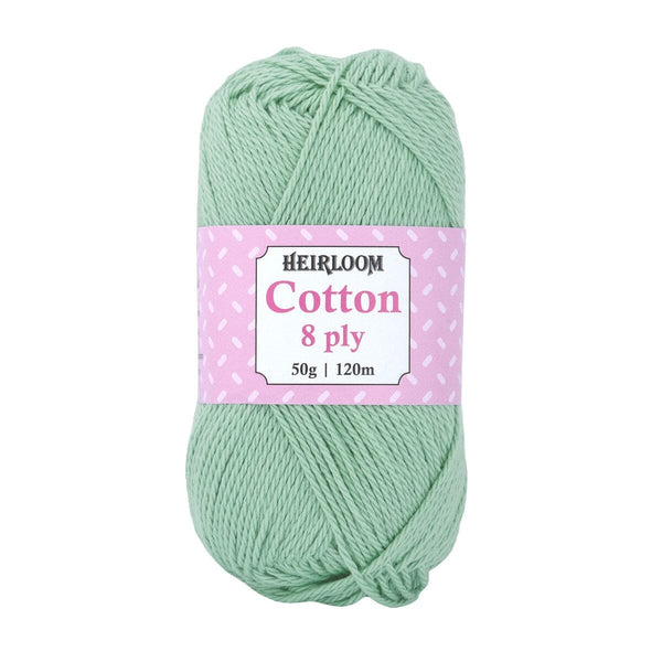 Heirloom 50g "Cotton" 8-Ply 100% Cotton Yarn