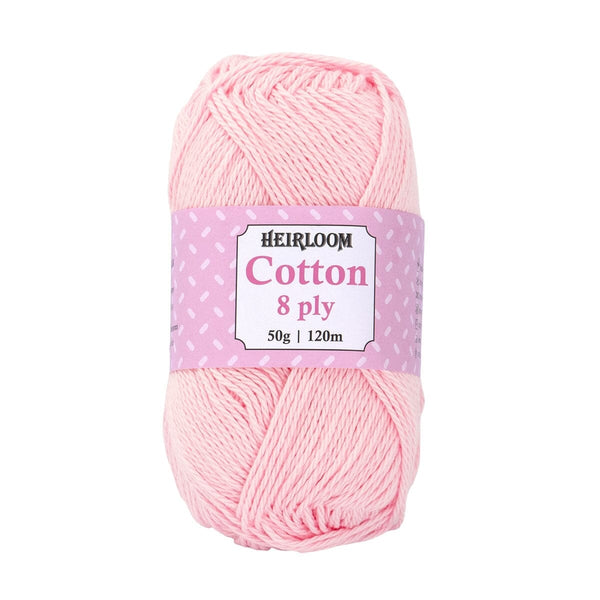 Heirloom 50g "Cotton" 8-Ply 100% Cotton Yarn