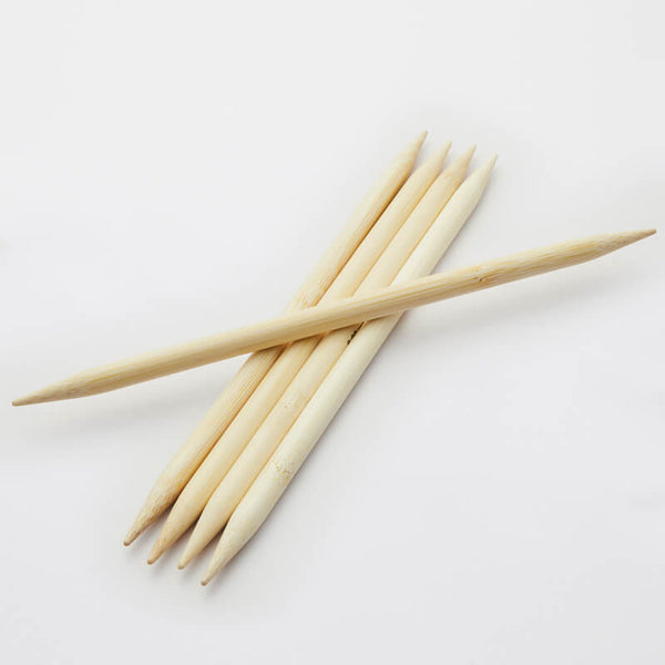 KnitPro "Bamboo" Double Pointed Knitting Needles (15cm or 20cm Length)