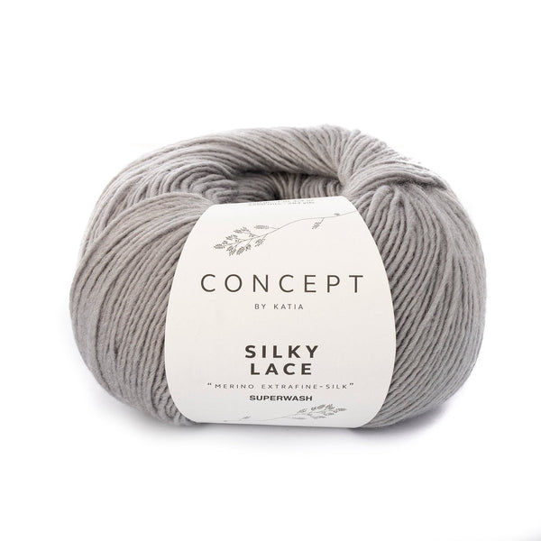 Katia Concept 50g "Silky Lace" Silk & Merino Wool Blend Yarn