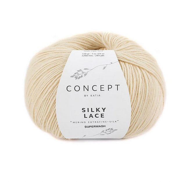 Katia Concept 50g "Silky Lace" Silk & Merino Wool Blend Yarn