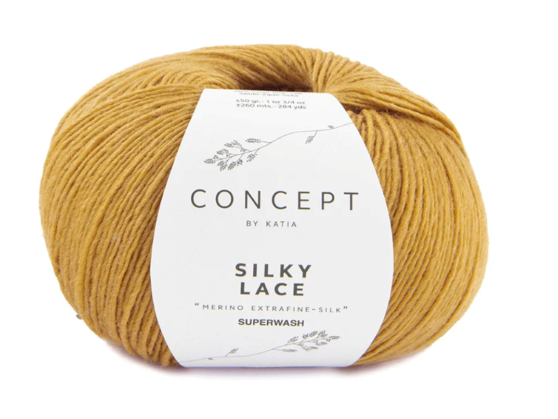 Katia Concept 50g "Silky Lace" Silk & Merino Wool Blend Yarn