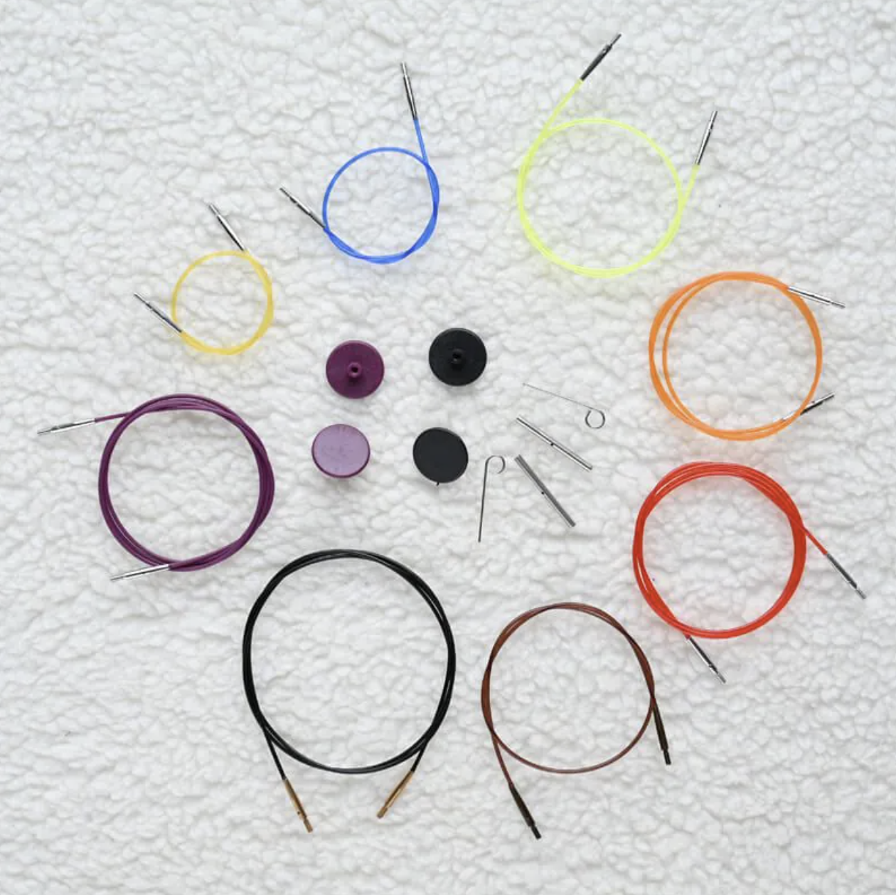 KnitPro Fixed Interchangeable Circular Knitting Needle Cable (Dif. Sizes)