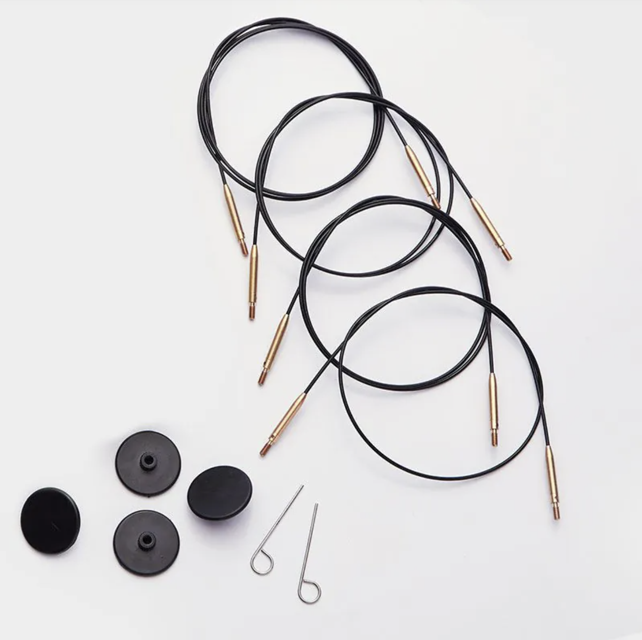 KnitPro Swivel Interchangeable Knitting Needle Cable (Dif. Sizes)