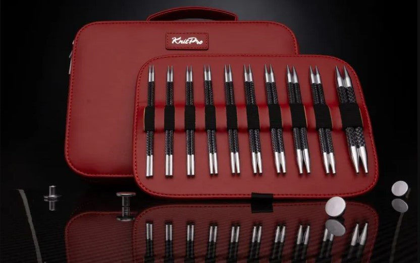 KnitPro "Karbonz Elan" Interchangeable Circular Knitting Needles - Gift Set