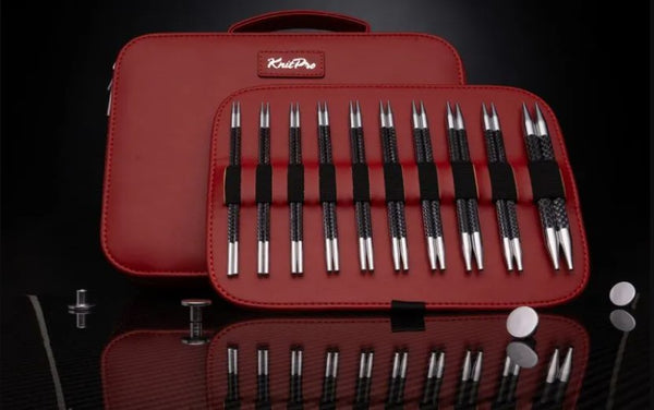 KnitPro "Karbonz Elan" Interchangeable Circular Knitting Needles - Gift Set