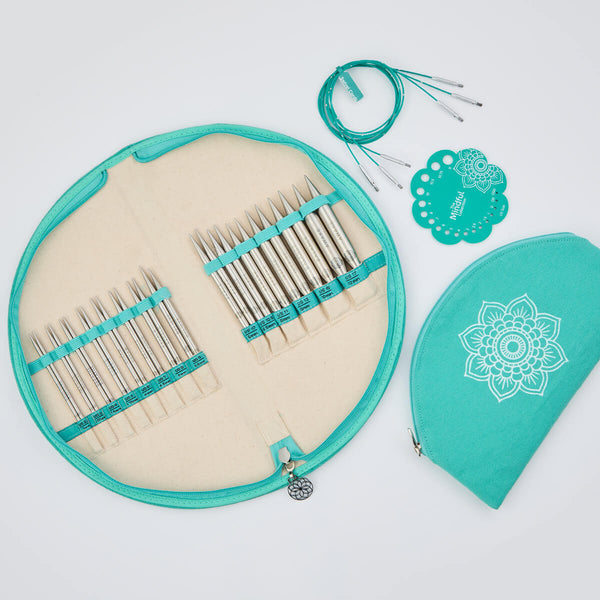 KnitPro "Mindful" 13cm (5") Interchangeable Knitting Needles - Affection Set of 14