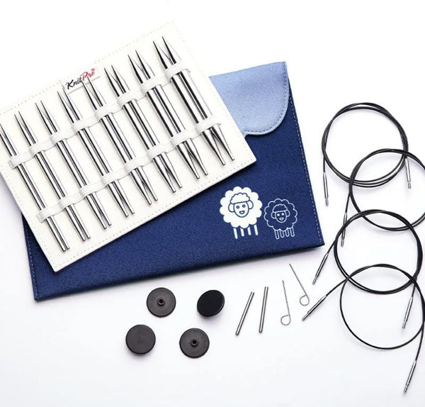 KnitPro "Nova Metal" IC Circular Knitting Needles - Deluxe Set