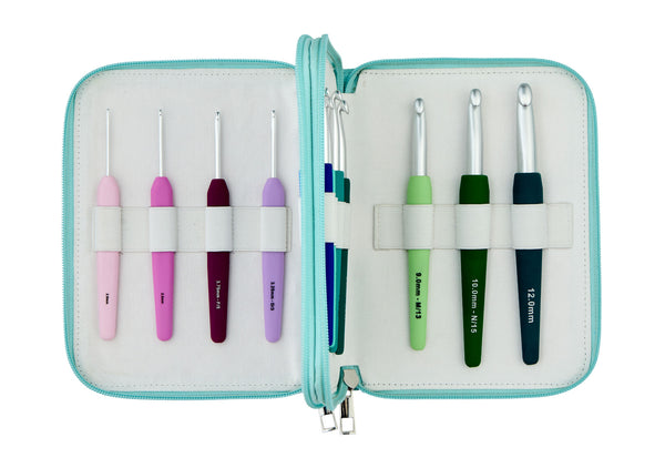 KnitPro "Waves 2.0" Crochet Hooks - Grande Set of 14