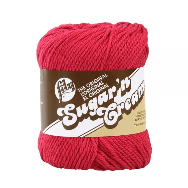 Lily 71g "Sugar ‘n Cream" 4-ply 100% Cotton Yarn - Solid Colours