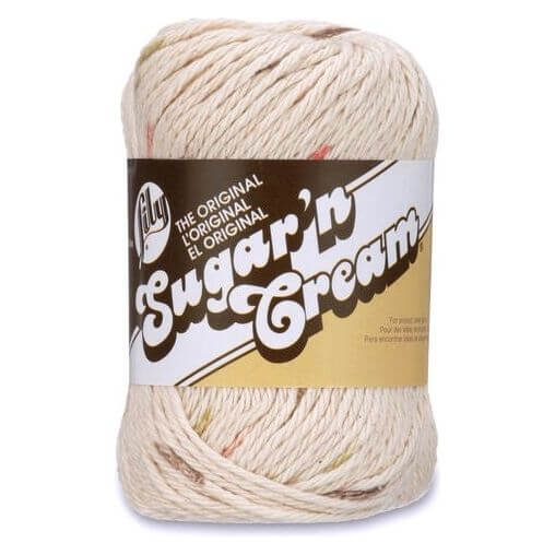Lily 55g "Sugar n Cream" Worsted 100% Cotton Yarn - Ombre Colours
