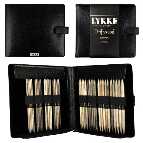 Lykke "Driftwood" 15cm (6") Double Point Knitting Needle Set - Large