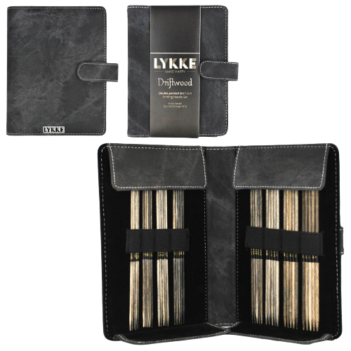 Lykke "Driftwood" 15cm (6") Double Point Knitting Needle Set - Small