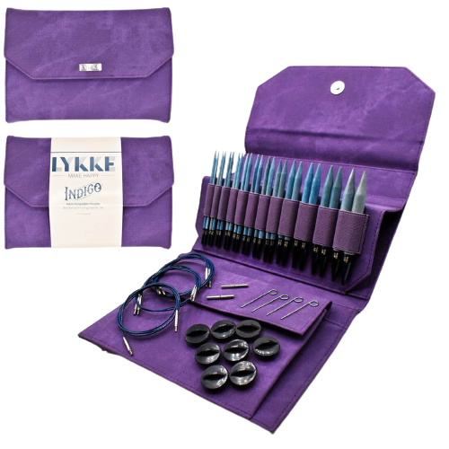 Lykke "Indigo" 13cm (5") Interchangeable Circular Knitting Needle Set