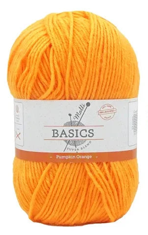 Everyday Malli 100g "Basics" 8-Ply Acrylic Knitting Yarn - Choose Your Colour