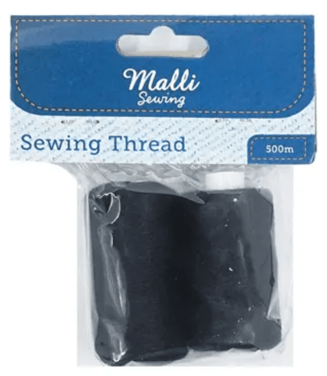 Everyday Economy Sewing Thread - Black or White - 2 x 500m Reel