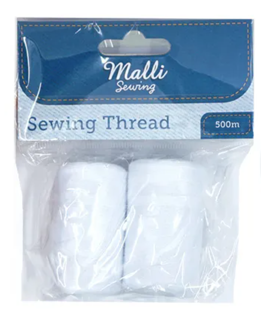 Everyday Economy Sewing Thread - Black or White - 2 x 500m Reel
