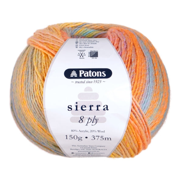 Patons 150g "Sierra" Wool & Acrylic Blend Yarn
