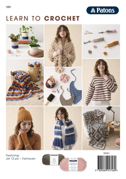 Patons "Learn to Crochet" Pattern Book by AYC