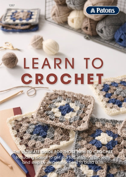 Patons "Learn to Crochet" Pattern Book by AYC