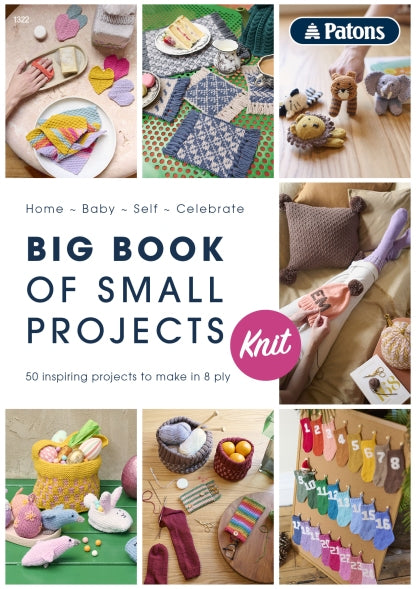 Patons "Big Book of Small Projects - Knit" Pattern Book by AYC