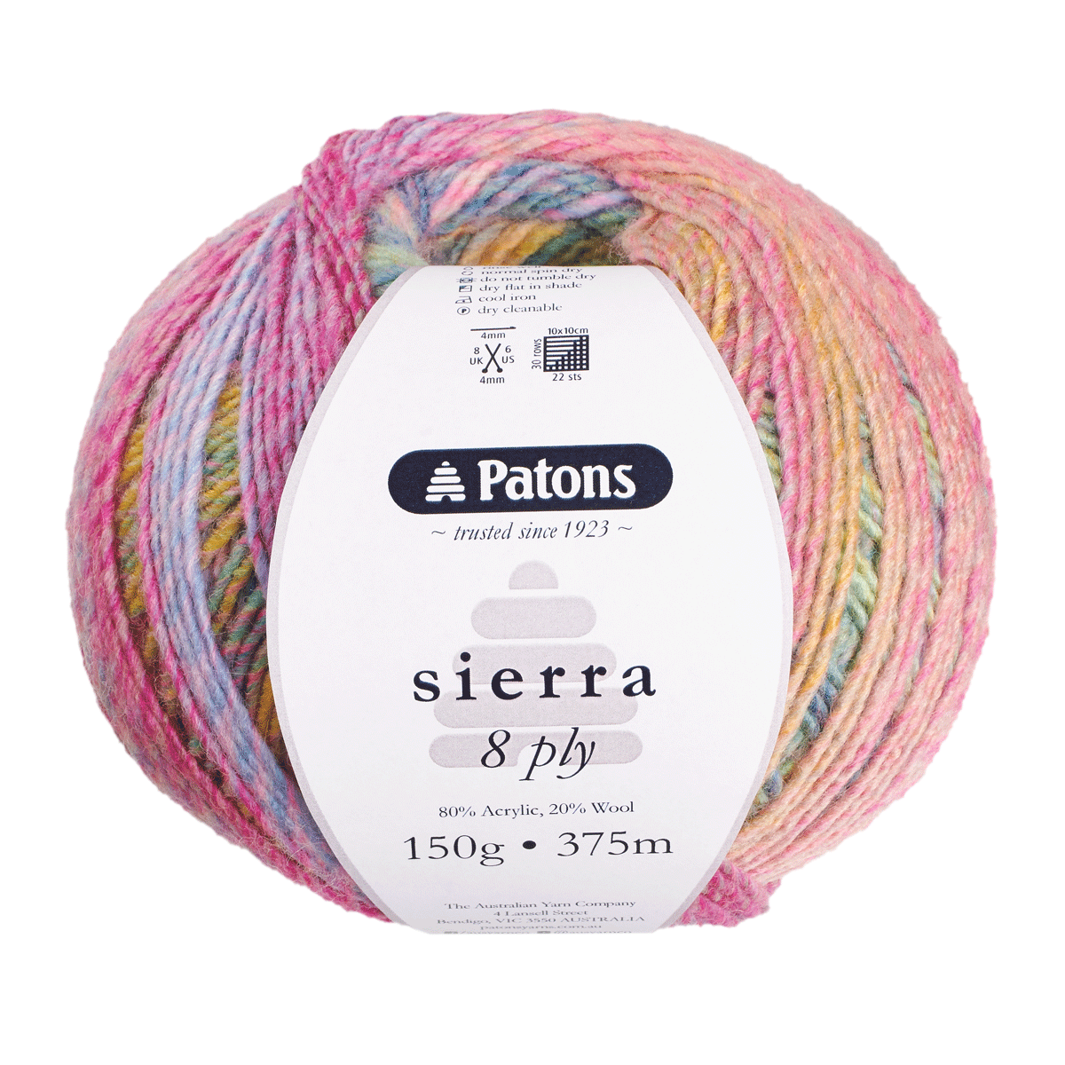 Patons 150g "Sierra" Wool & Acrylic Blend Yarn