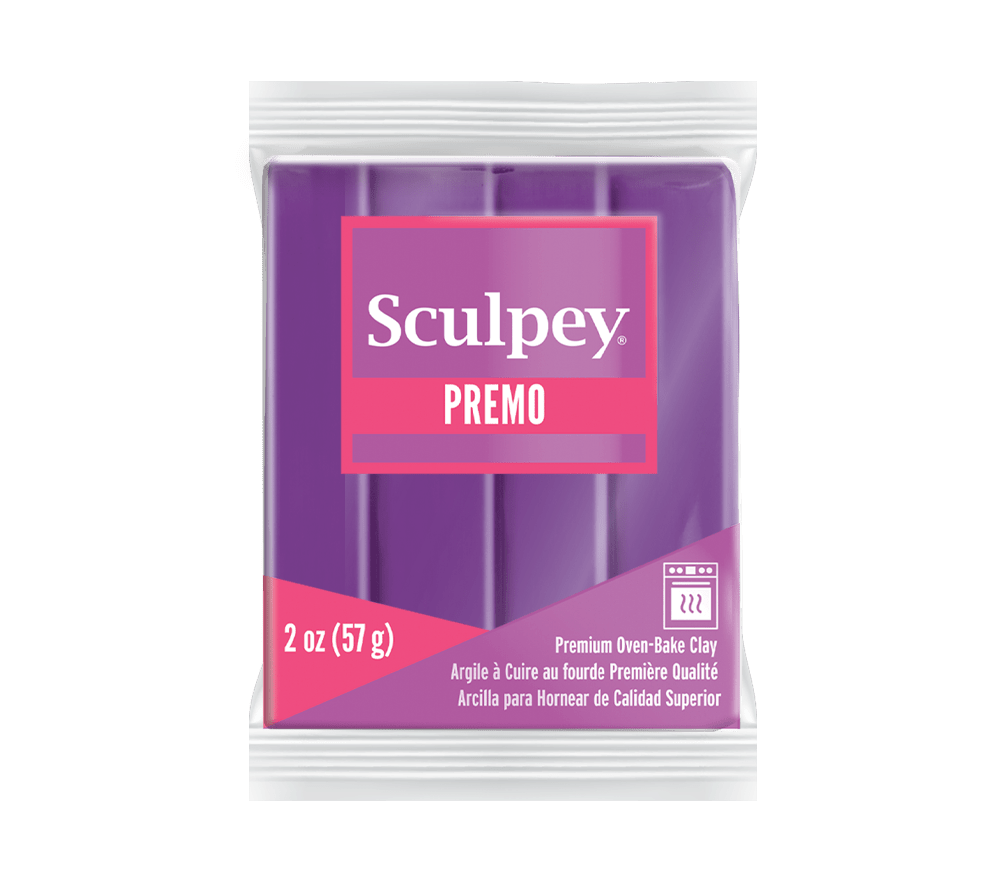 Sculpey Premo! Polymer Oven-Bake Clay - 57g Blocks - Accents Colours