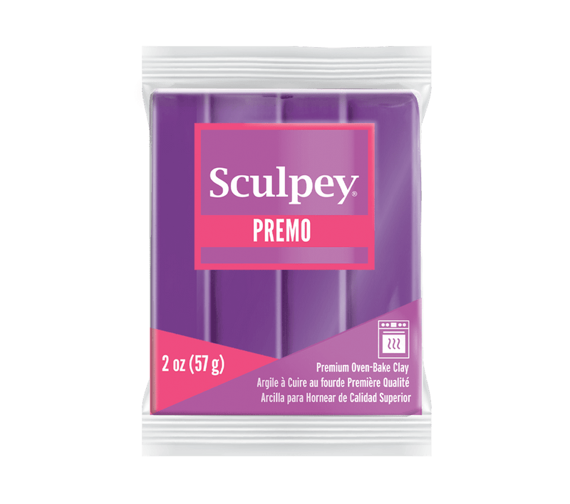 Sculpey Premo! Polymer Oven-Bake Clay - 57g Blocks - Accents Colours