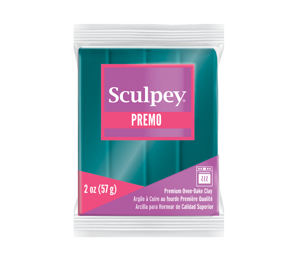Sculpey Premo! Polymer Oven-Bake Clay - 57g Blocks - Accents Colours