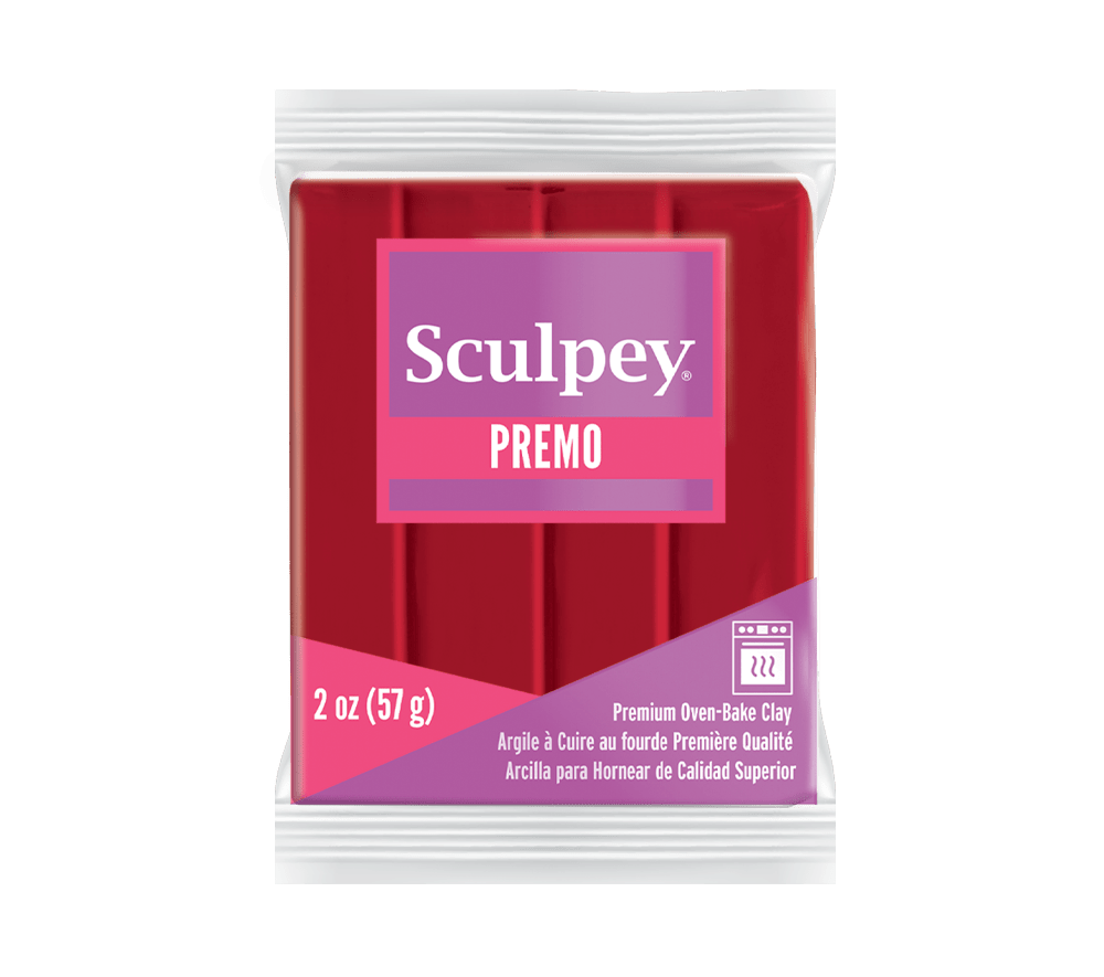 Sculpey Premo! Polymer Oven-Bake Clay - 57g Blocks - Accents Colours