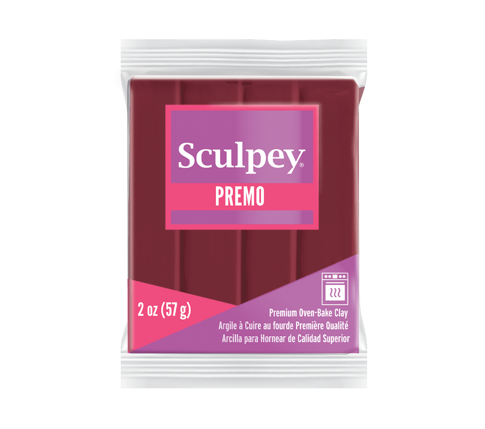 Sculpey Premo! Polymer Oven-Bake Clay - 57g Blocks - Accents Colours