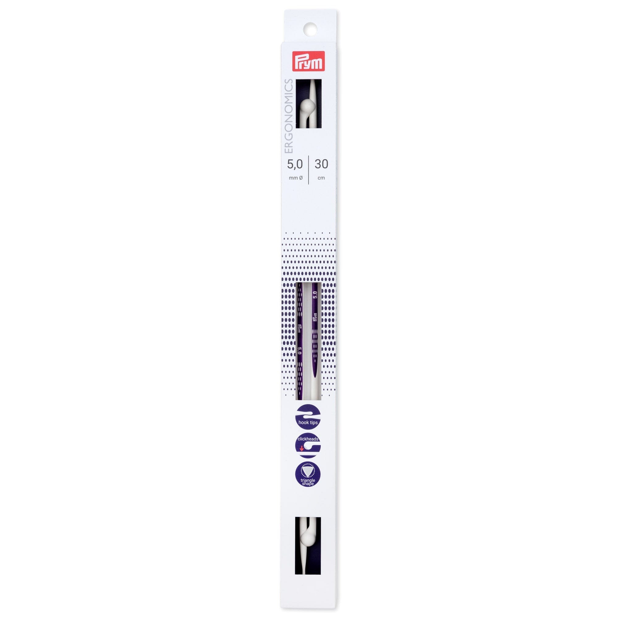 Prym "Ergonomics" 30cm (12") Single Point Knitting Needles