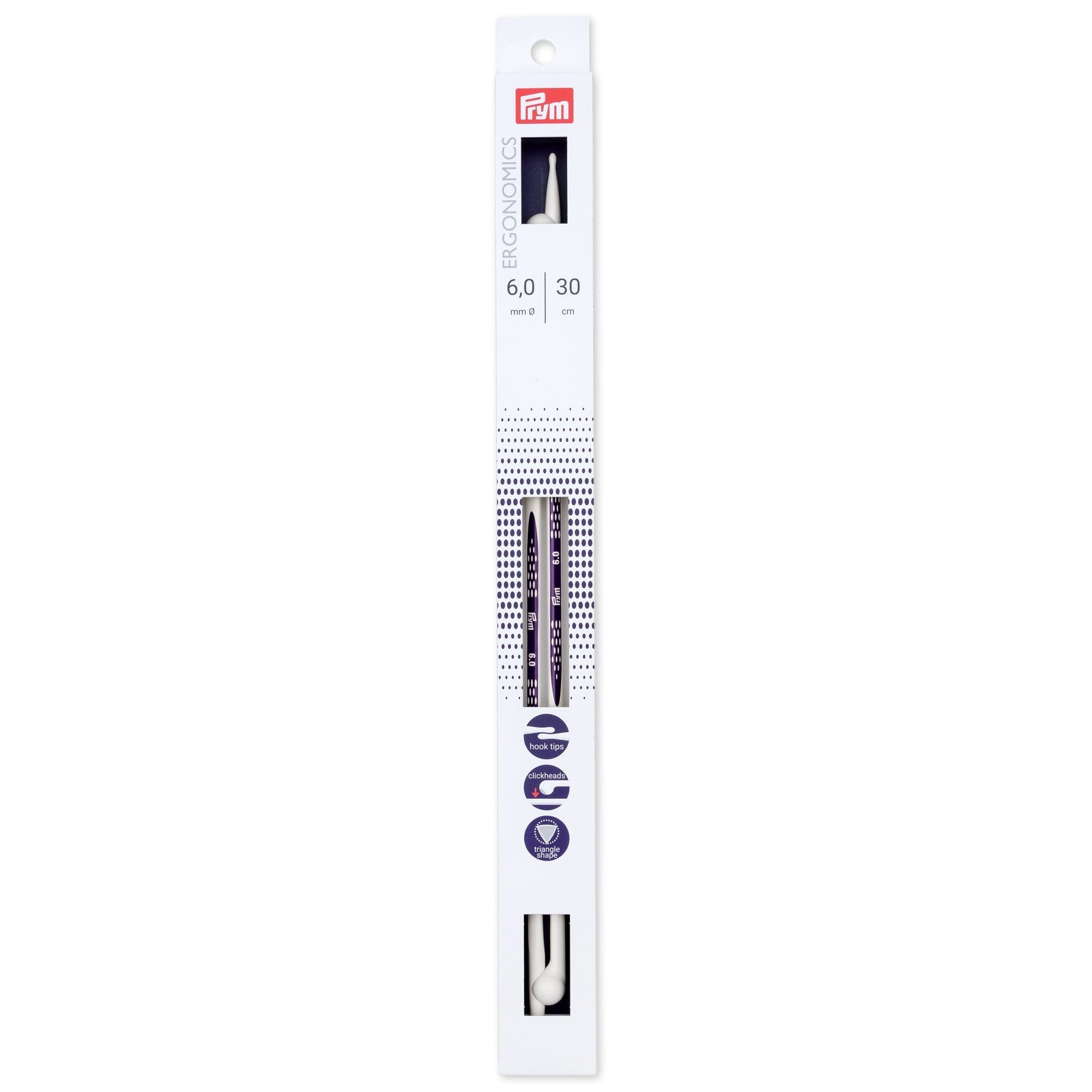 Prym "Ergonomics" 30cm (12") Single Point Knitting Needles