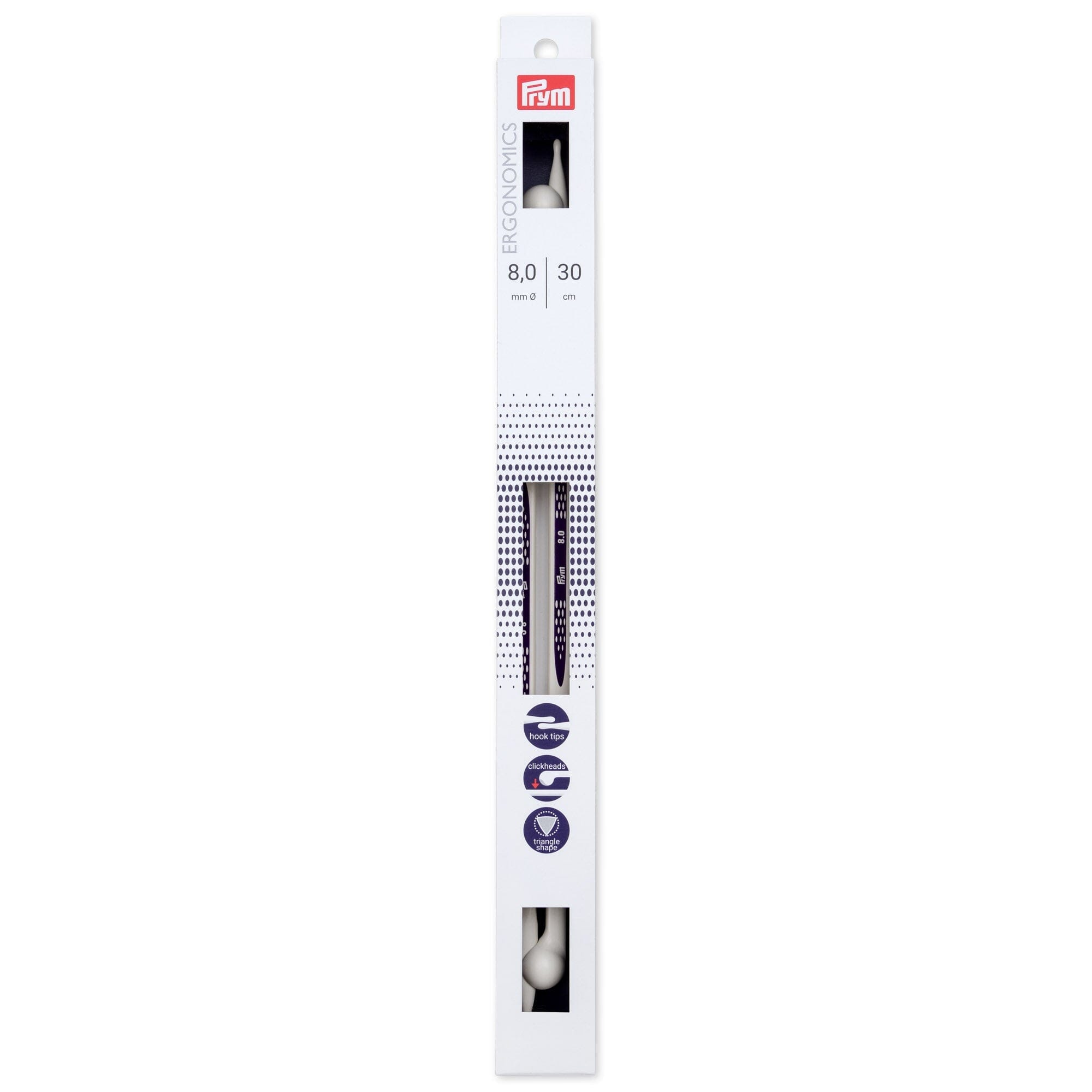 Prym "Ergonomics" 30cm (12") Single Point Knitting Needles
