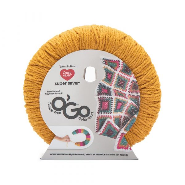Red Heart 198g O'Go "Super Saver" 100% Acrylic Yarn - Solids