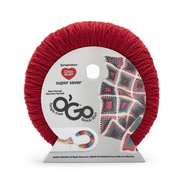 Red Heart 198g O'Go "Super Saver" 100% Acrylic Yarn - Solids