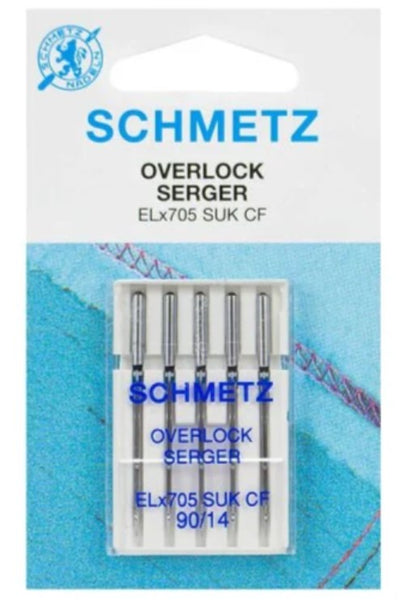 Schmetz "Overlock Serger" Sewing Machine Needles - 5 Pack - Choose Your Size
